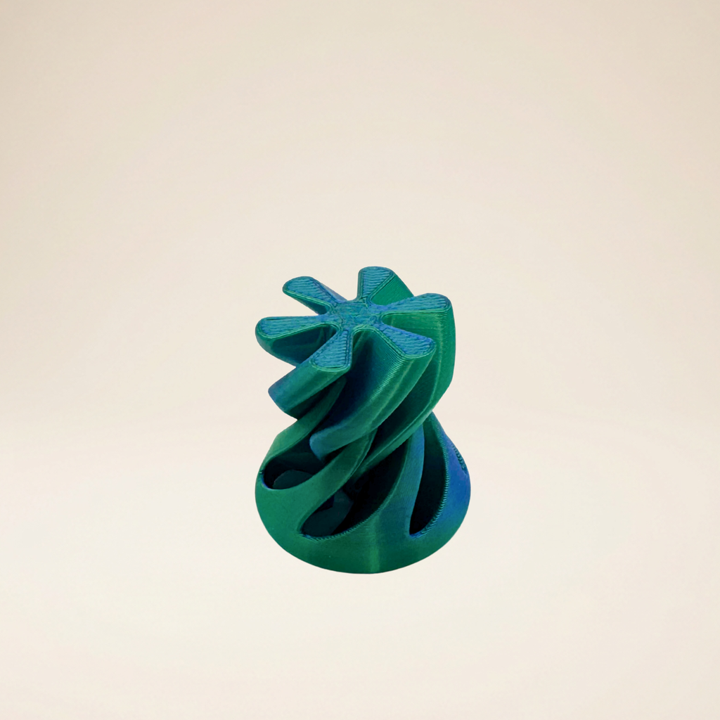 3-Piece Sensory Fidget Set - Blue – Slime Cube, Gyro Ring & Spiral Cone
