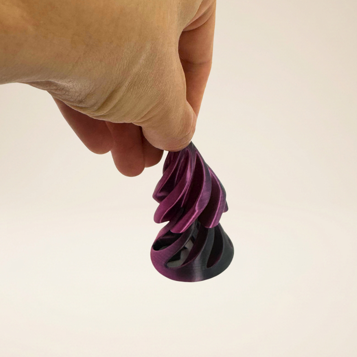 3-Piece Sensory Fidget Set - Pink – Slime Cube, Gyro Ring & Spiral Cone