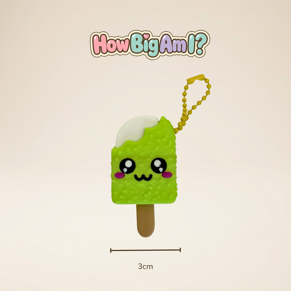 Ice Cream Clicker Keychain