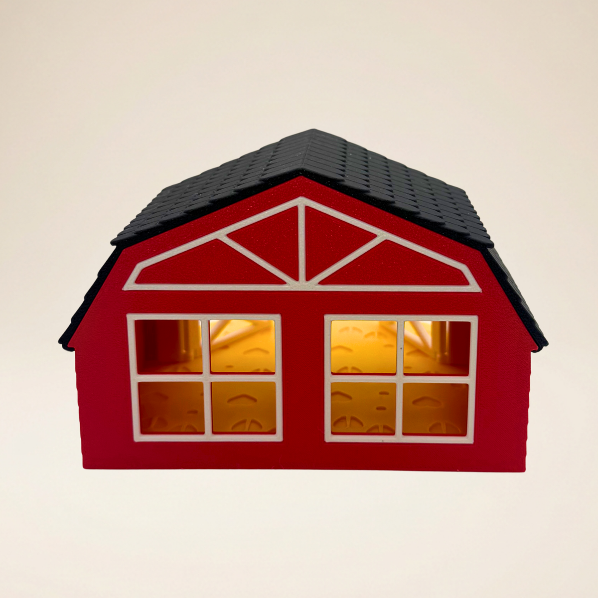 Mini Farmyard Playset – 12-Piece 3D Printed Barn & Articulated Animals
