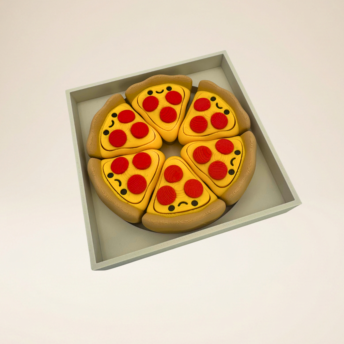 Pizza Clicker Fidget & Keychain