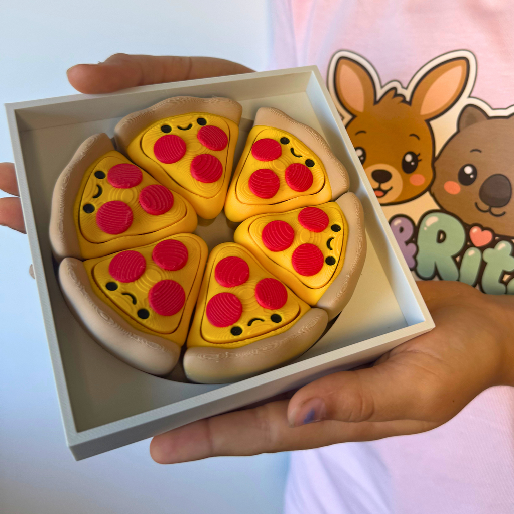 Pizza Clicker Fidget & Keychain