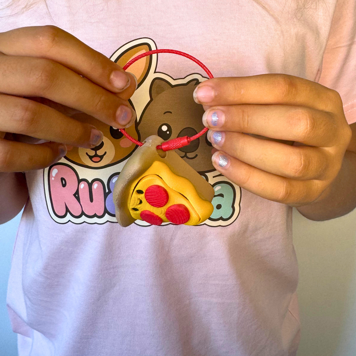 Pizza Clicker Fidget & Keychain