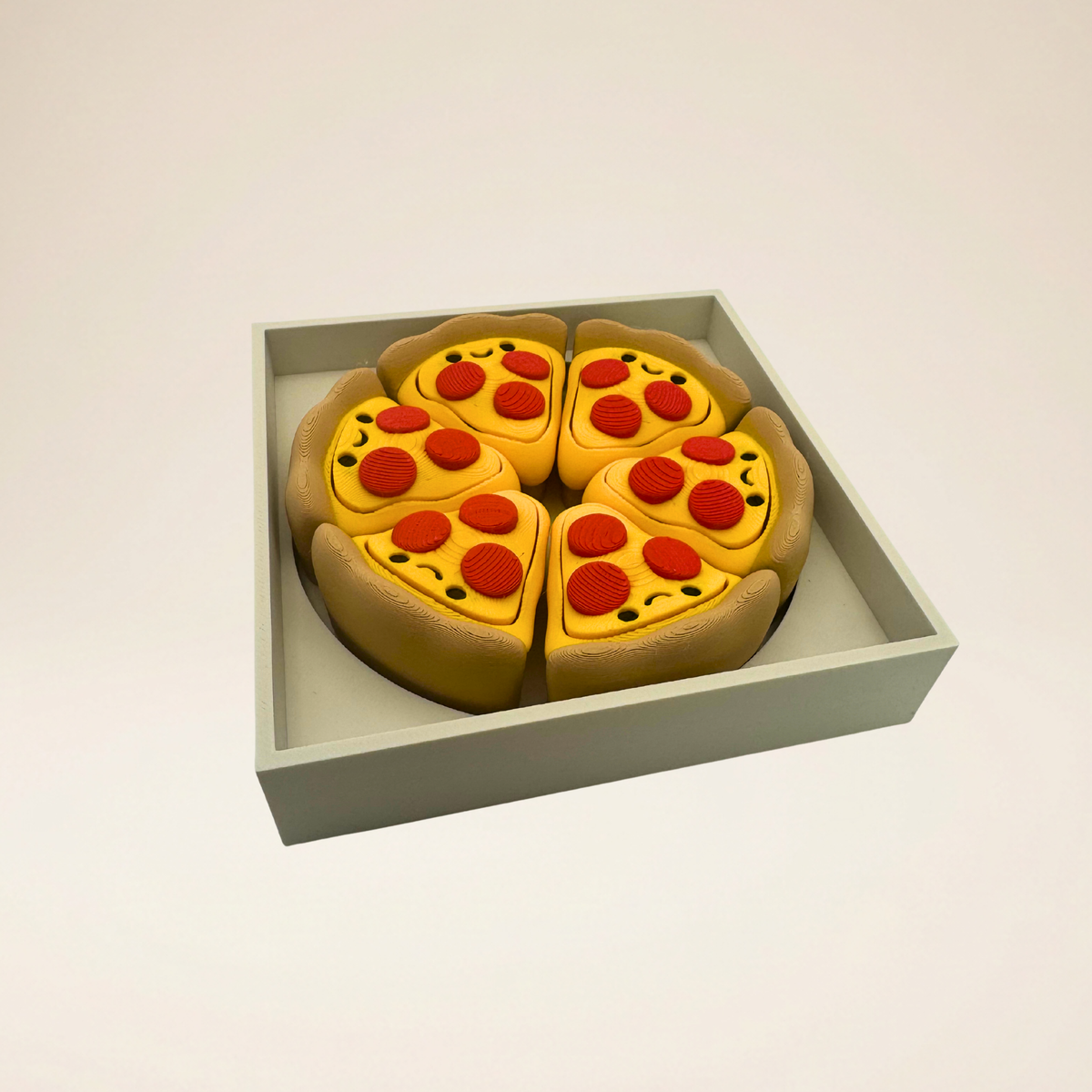 Pizza Clicker Fidget & Keychain