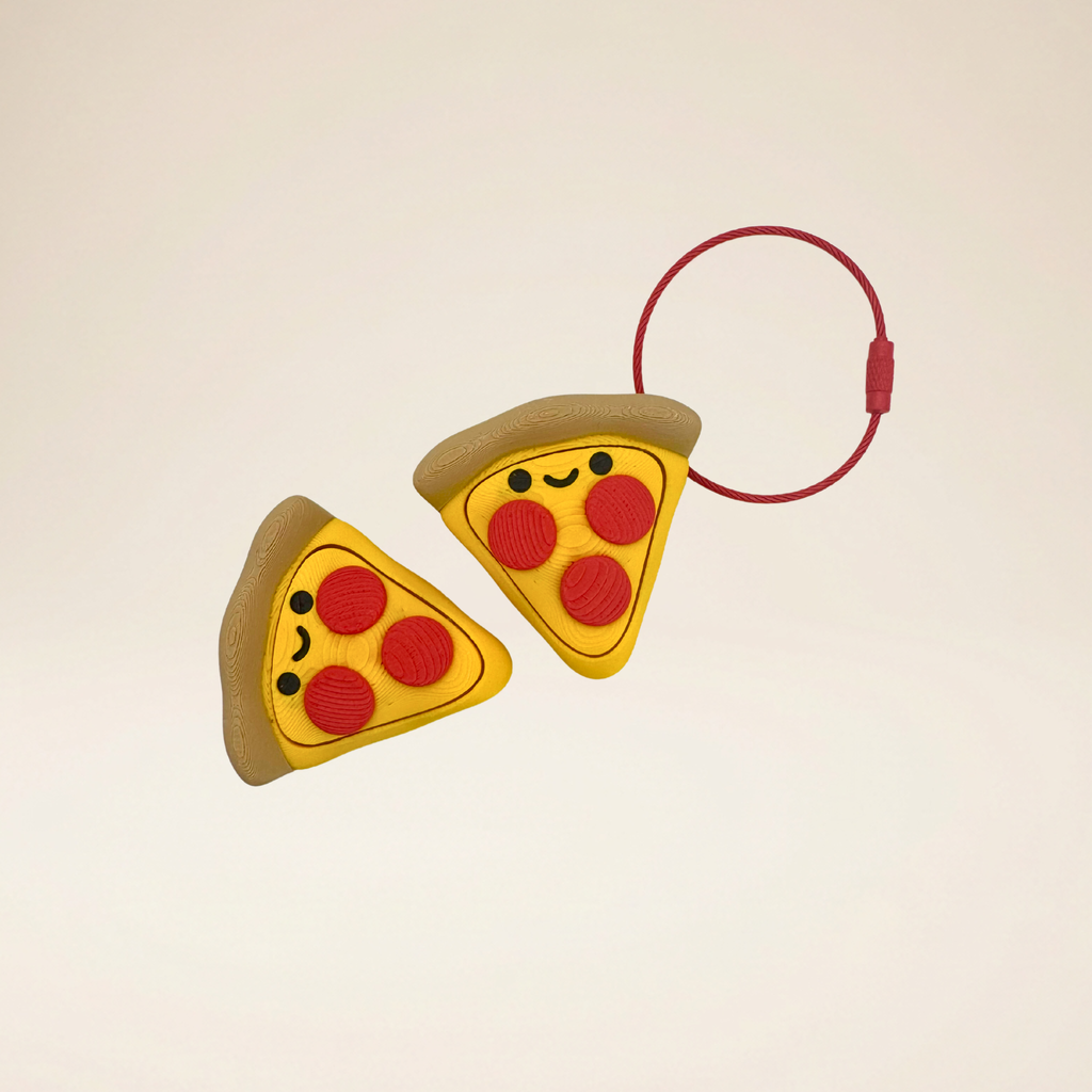 Pizza Clicker Fidget & Keychain