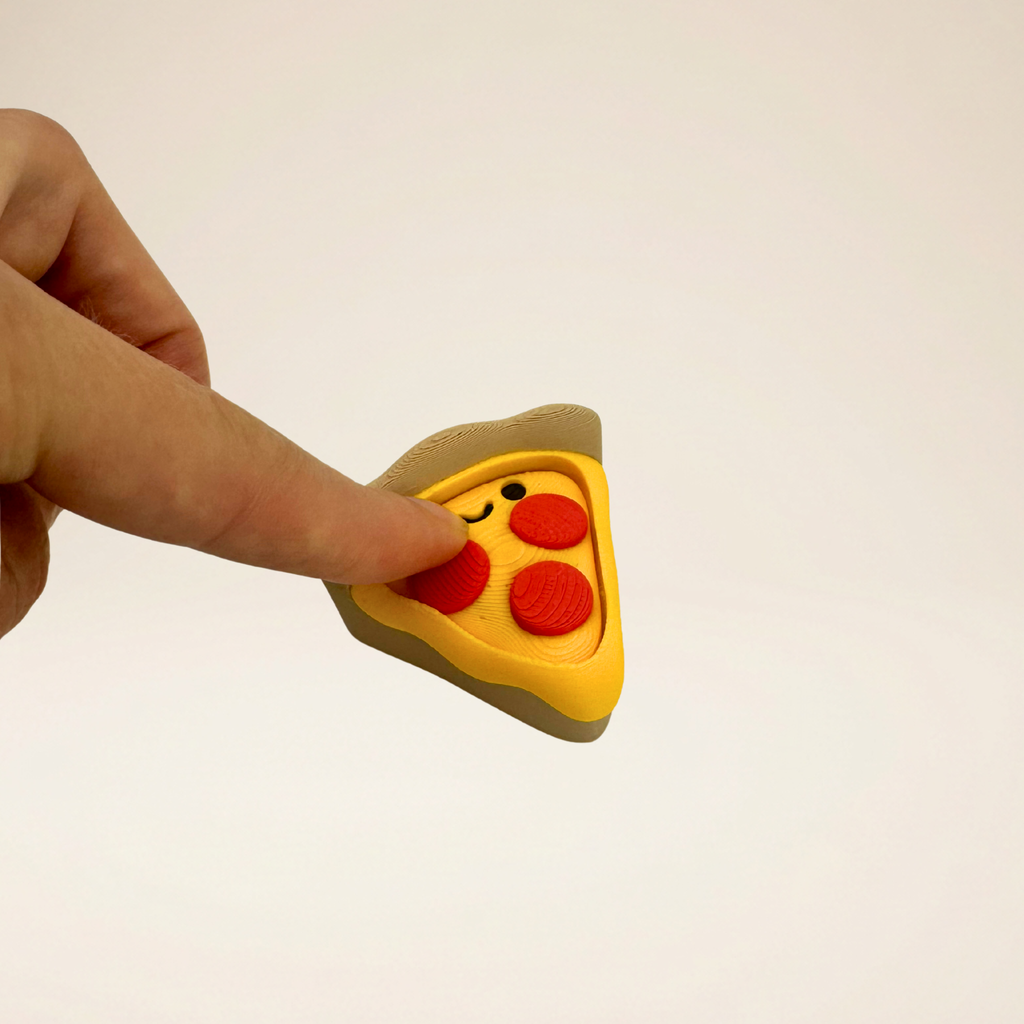 Pizza Clicker Fidget & Keychain