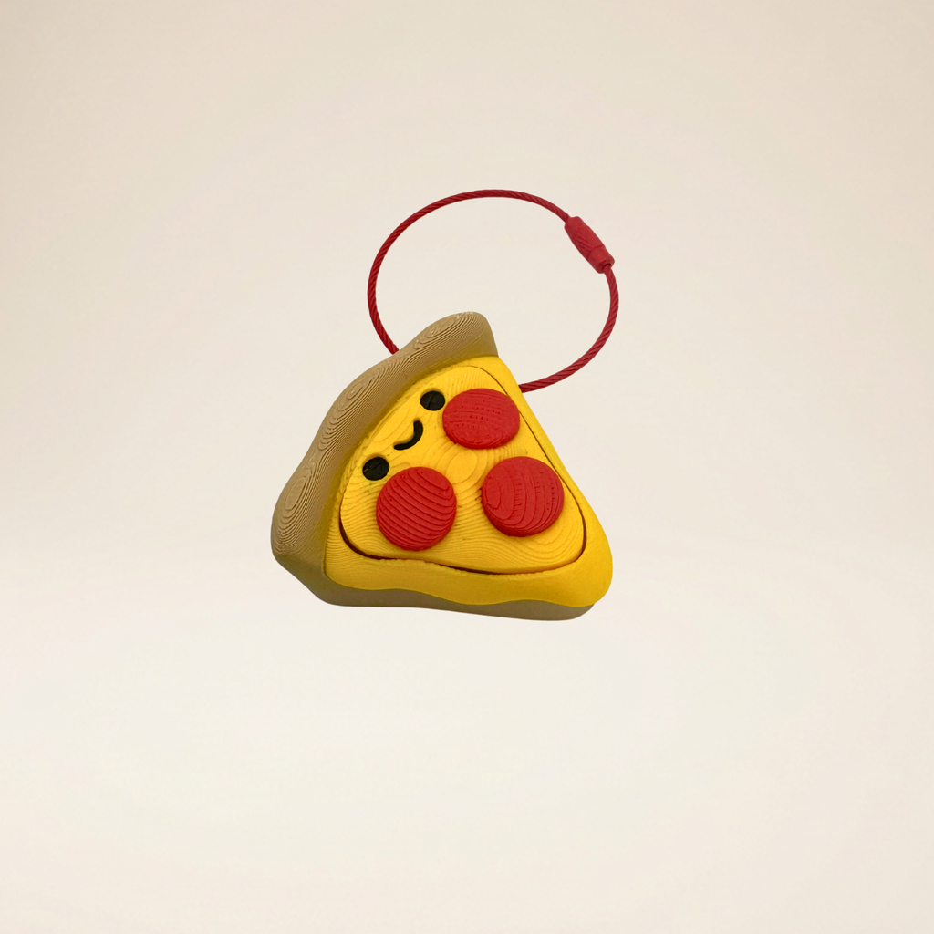 Pizza Clicker Fidget & Keychain