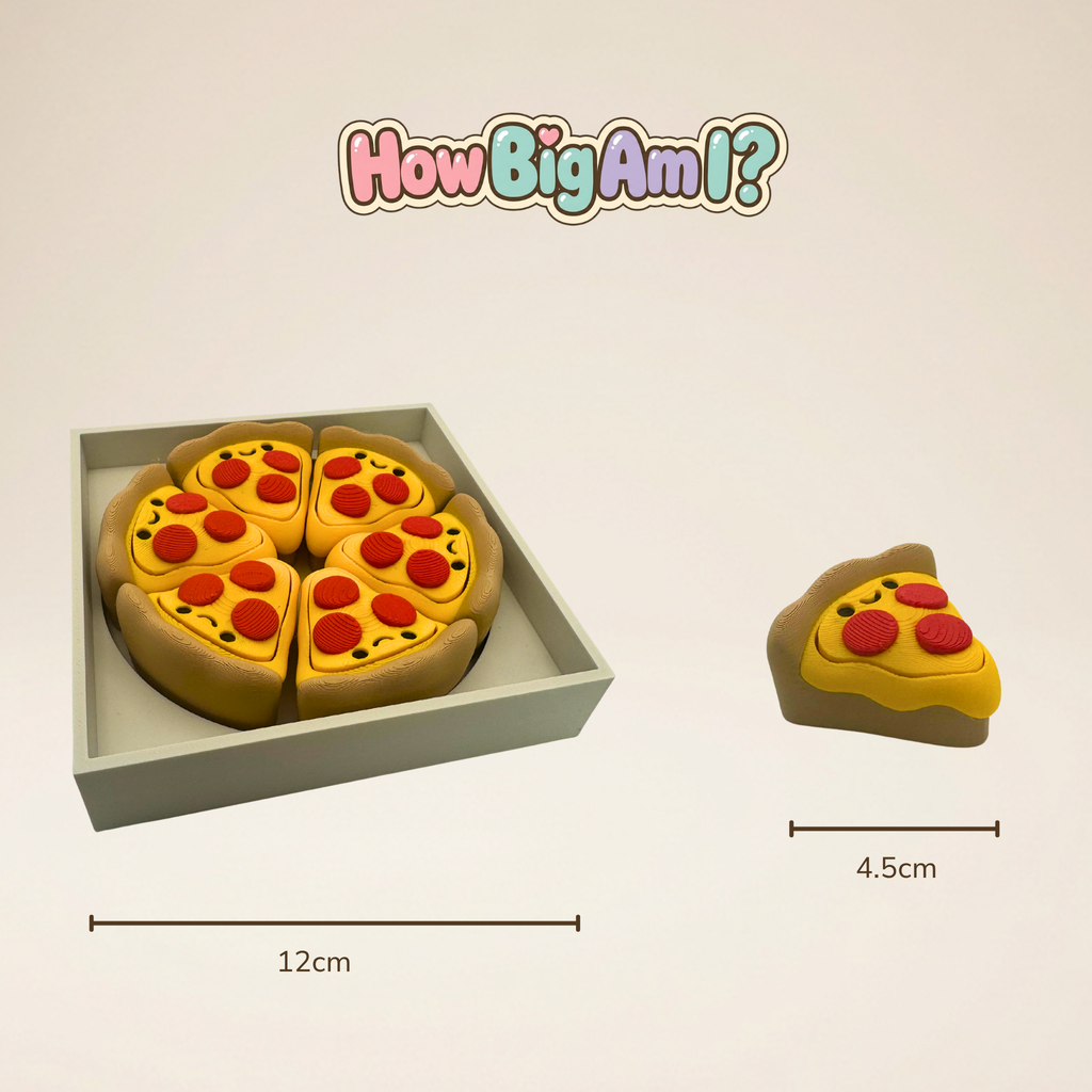 Pizza Clicker Fidget & Keychain