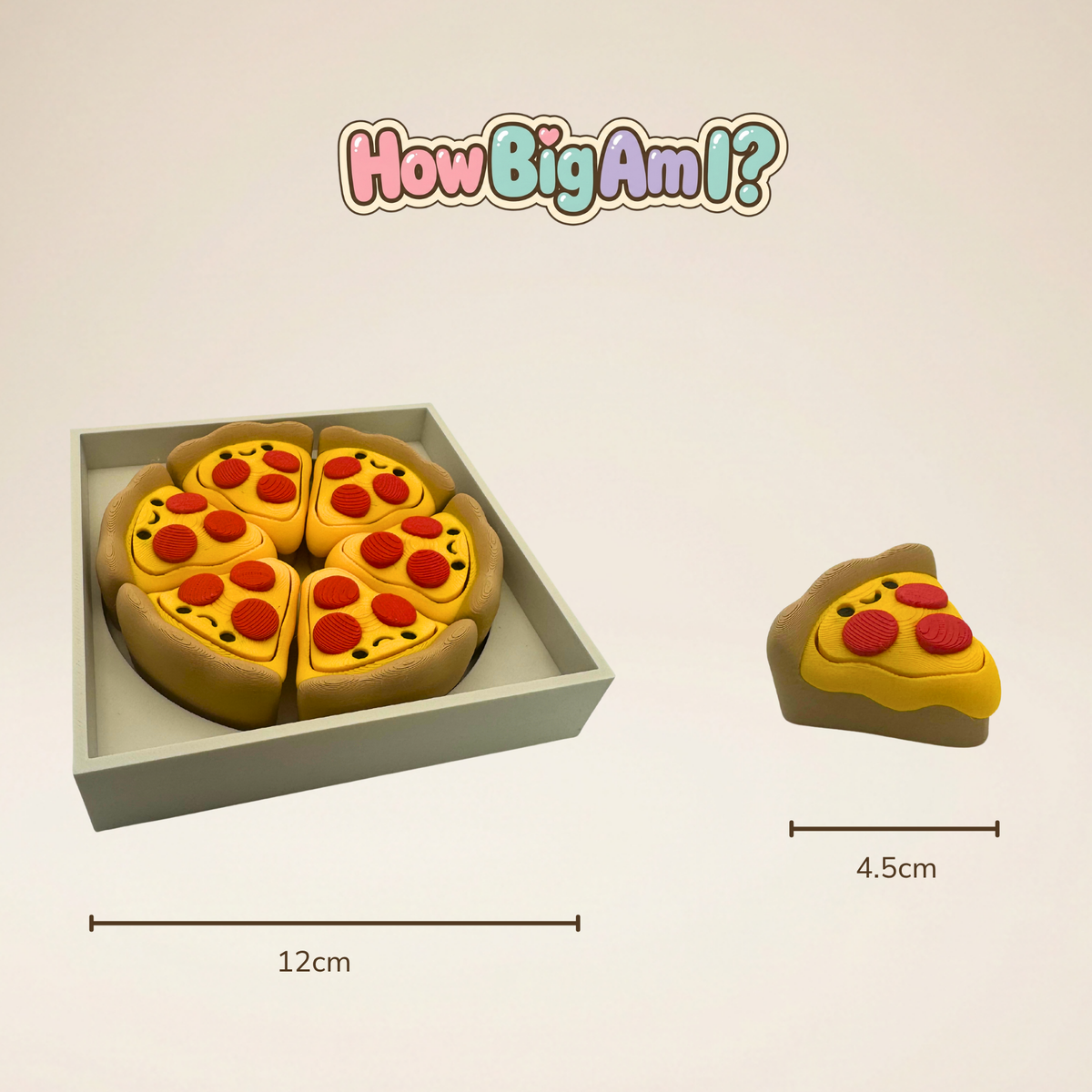 Pizza Clicker Fidget & Keychain